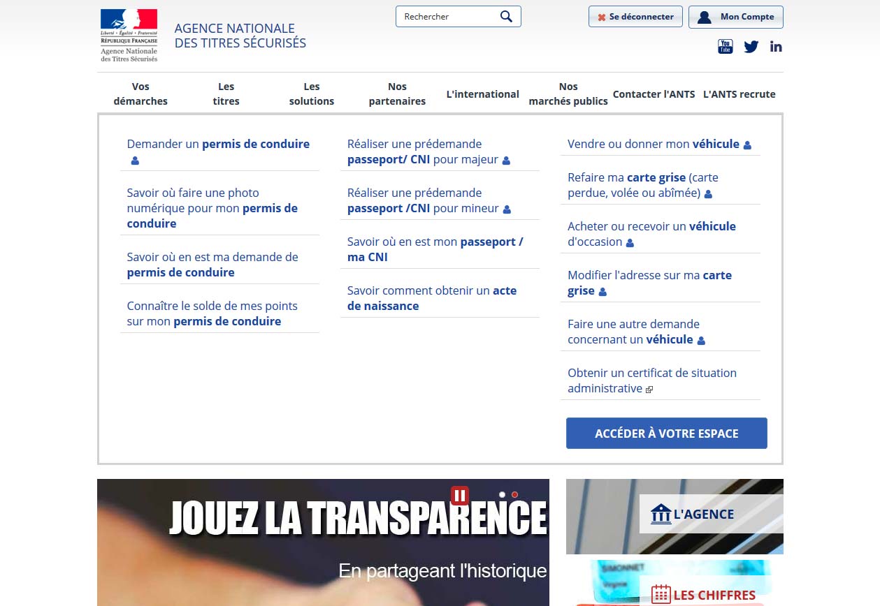 Https Ants Gouv Fr Moncompte S Inscrire Agence Nationale des Titres Sécurisés (ANTS) Site officiel de la Commune