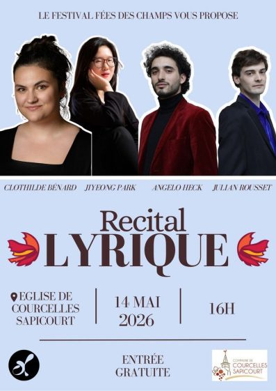 Concert lyrique à l&rsquo;église de Courcelles-Sapicourt